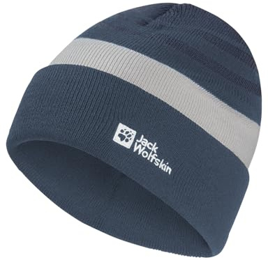 Jack Wolfskin Unisex Kinder Beanie-Mütze Stripy Knit Beanie K
