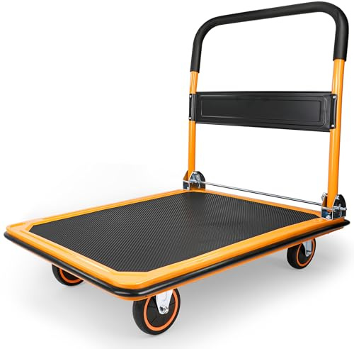 MaxWorks, klappbarer Plattformwagen, 300 kg, 80877 Maximale Tragkraft.