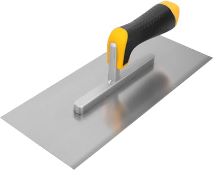 Hardy Working Tools Glättkelle/Glättekelle 12 cm x 28 cm 2K, Serie 28, Kelle für Putz, Spachtelmassen und Klebstoffe