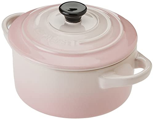 LE CREUSET Mini-Cocotte aus Steinzeug, 200 ml, 10 x 5 cm, Shell Pink, 71901107770100