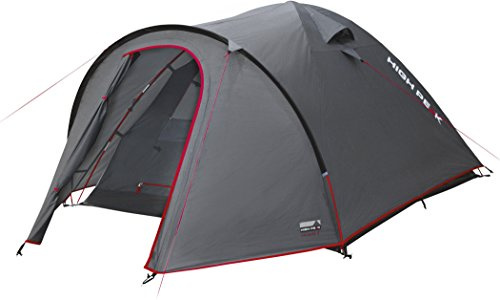 High Peak Kuppelzelt Nevada 4, Campingzelt mit Vorbau, Iglu-Zelt für 4 Personen, doppelwandig, 3.000 mm wasserdicht, Ventilationssystem, Wetterschutz-Eingang, Moskitoschutz, 300x250x135 cm