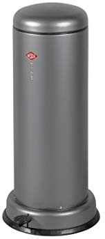 Wesco 134 731-77 Big Baseboy Abfallsammler m.Dämpfer, Rostfreier Stahl, 30 liters, Graphit