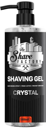 The Shave Factory Transparente Rasur Crystal 1000ml Profi-Größe