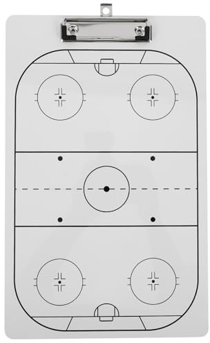 FOMIYES Eishockey Taktikboard Whiteboard Abwischbar Hockey Klemmbrett Tragbar Langlebige Trainer Trainings Tafel für Mannschaftssport