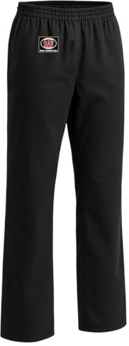 Baumwollhose Kick Pant Traditional Basic Karate Hose 8 UZ schwarz 100% Baumwolle Kampfsporthose Kickboxen Taekwondo Kung Fu Herren Damen Kinder (150)