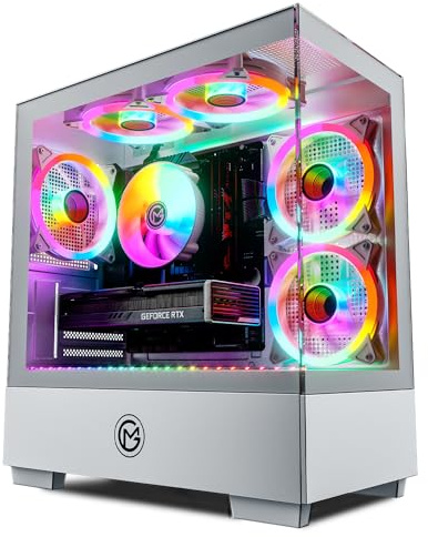 GameMachines Evolv Snow Edition - Gaming PC - AMD Ryzen 7 5700X - GeForce RTX 5060-1TB SSD - 16GB DDR4 - W-LAN - Win 11 Pro