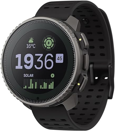 SUUNTO Vertical Abenteuer Uhr - GPS Smartwatch, Zweifrequenz GPS Navigation, Kostenlose Offline-Karten, mit Solarladung Akkulaufzeit bis zu 65 Tagen, Militärgeprüftes Gehäuse, 100m Wasserdichtigkeit