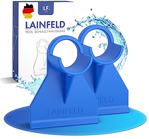 Pool Schlauchhalterung 26-38 mm, 2er Set, Knickschutz Poolschlauch | Rohrhalter und Halterung für das Absperrventil am Pool, verhindert Knicken des Schlauchs Poolschlauchhalter