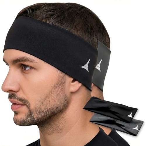 French Fitness Revolution - Dehnbares Sport-Stirnband Männer & Frauen - Schweißband zum Laufen, Radfahren, Basketball, Yoga, Fitness - feuchtigkeitsableitendes Workout-Haarband