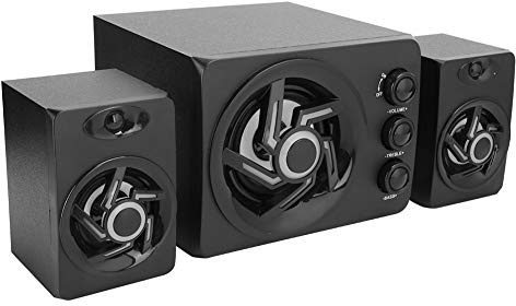 UPALDHOU Kompakt Sada D -209 Mobiler -Lautsprecher 2.1 Subwoofer für PC ABS Material Stromversorgung Idealer Ausflug für Gelegentliches Musikhören