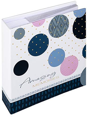 walther design Fotoalbum blau 200 Fotos 9 x 13 cm Memo-Einsteckalbum Amazing Memories ME-485-L