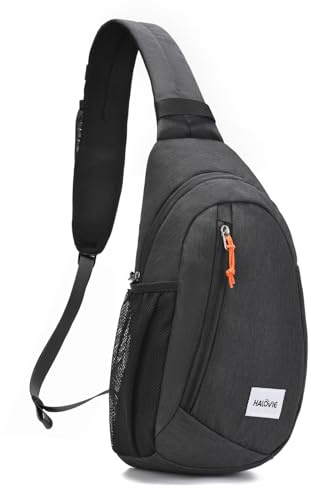HALOVIE Brusttasche Herren Klein Schultertasche Crossbody Sling Bag | Leichte Umhängetasche für Männer Damen Reise Wandern Outdoor Sport
