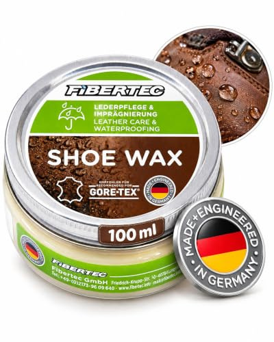 FIBERTEC Shoe Wax Schuhwachs für Leder, farblos