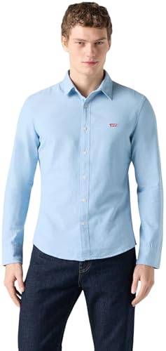 Levi's Herren Hemd Battery Housemark mit Logo, Slim Fit, Blau (Allure), L