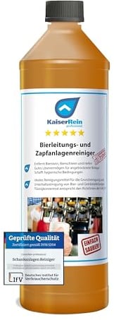 KaiserRein Bierleitungs- und Zapfanlagenreiniger 1L - Effektiver Schankanlagen Reiniger zur gründlichen Reinigung von Bierleitungen & Zapfanlagen