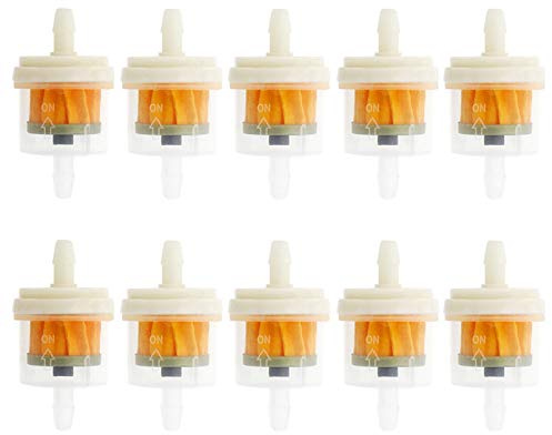 10 Stücke Benzinfilter,otorrad benzinfilter mofa,Kraftstofffilter universal,Motorrad Gas Kraftstofffilter,Motorradgasfilter,Filter für Rasenmäher Motorrad Roller Mofa