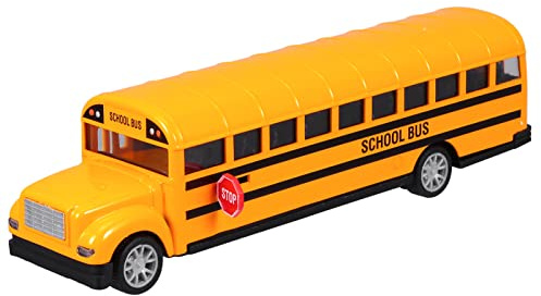 TOYANDONA Amerikanischer Schulbus Spielzeug Mit Zurückziehfunktion Gelbes Kinderspielzeug Fahrzeug Ideal Für Kleinkinder Zum Spielen Und Lernen 21.5X5.5X5.0Cm