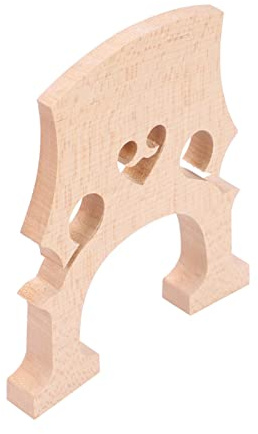 Generic Ahornholz-Cellobrücke, Ersatz-Instrumententeil aus Ahorn für 4/4- und 3/-Cellos, Verbesserte Klangübertragung, Zubehör für Musiker (/)