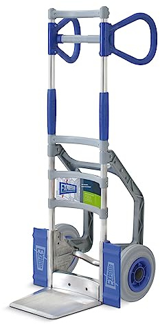 Vollmontierte EXPRESSO Alu Profi- Sackkarre klappbar AE27185142 / 120kg / pannensichere Räder/Schaufel L 24,5 x B 22 cm
