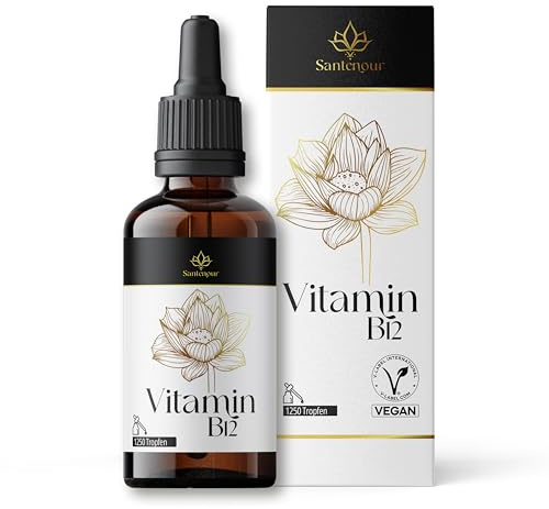 Vitamin B12 Tropfen (50ml) – 500µg hochdosiert – aktive Formen Methyl- & Adenosylcobalamin – alkoholfrei, vegan & glutenfrei – hoch bioverfügbar, laborgeprüft & ohne Zusätze in Deutschland hergestellt