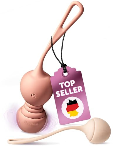 INTIMA ALIZÉ Beckenbodentrainer für Frau mit Vibration | 4-teiliges Set mit Fernbedienung | Stärkung der Beckenbodenmuskulatur bei Blasenschwäche & Inkontinenz | Erholung nach der Geburt | Kegel Balls