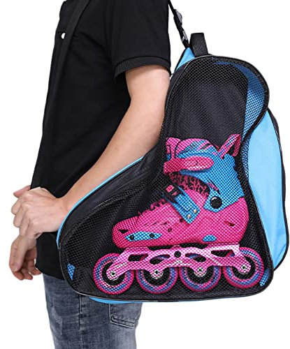 Eislauftasche, große Kapazität Schlittschuhtasche für Quad, Inline, Rollerblade, Figur Eishockey Schlittschuhe Schutzzubehör für Jungen