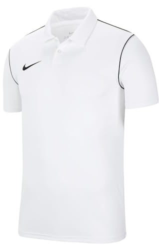 Nike Herren M Nk Df Park20 Polo Trikot, White/Black/Black, L EU