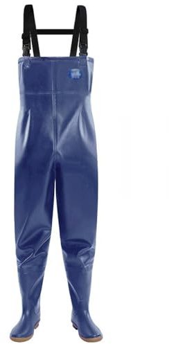 Aikelai Wathose Herren Wasserdicht mit Stiefel,3-Ply Neopren Wathose,Angelhose Herren,mit Rutschfesten Gummistiefeln,Crosswater Waders für Angeln,Bauernhöfe, Gärten