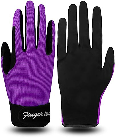 Finger Ten Reithandschuhe Kinder Mädchen Jungen Sommer Reiterhandschuhe Kinderreithandschuhe Reitsport Reiten Radfahren Handschuhe Wert 1 Paar Fuchsie S, Reiter Fahrradhandschuhe