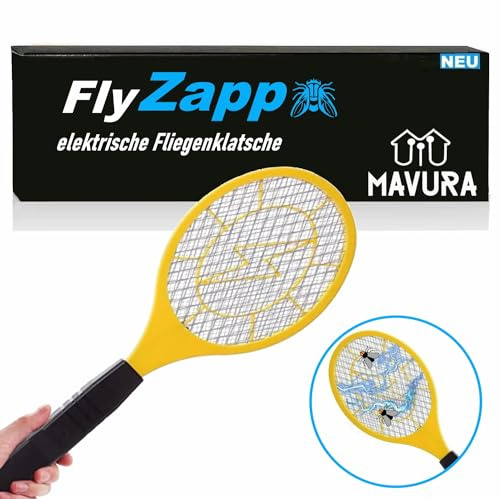 FlyZapp elektrische Fliegenklatsche Fliegenfalle Mückenfalle, Mücken vernichter elektrisch