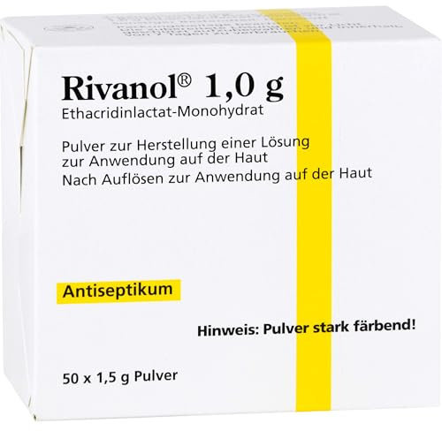 Rivanol Pulver zur antiseptischen Spülung von Wunden und Körperhöhlen 50 Stück
