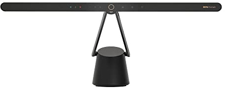 BenQ PianoLight: stehende Klavierlampe, dimmbar, einstellbare Höhen- und Farbtemperaturen, keine direkte Blendung, automatische Dimmung, modernes schwarzes Design, Klavierlicht zum Notenlesen