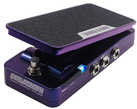 Hotone WAH AKTIV Volume Passive Expression 4 in 1 Gitarre Effektpedal schaltbar mit sichtbaren Gitarreneffektpedal Soul Press II