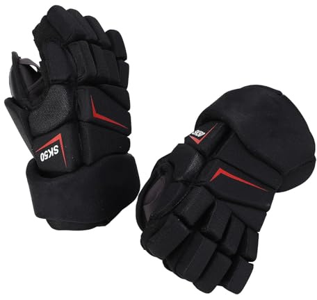 VGEBY Eishockeyhandschuhe, 1 Paar Eishockeyhandschuhe, Hockey-Fingerhandschuhe mit hoher Atmungsaktivität, Nylongewebe hoch (30,48 cm/12 Zoll)