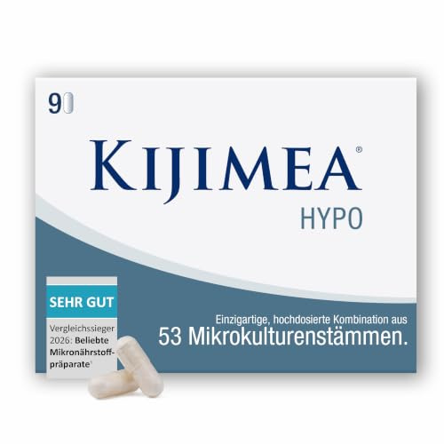 Kijimea® HYPO (ehem. K53) – Hochdosierte Komposition aus 53 aufeinander abgestimmten Bakterienstämmen, die auch in der natürlichen Darmflora vorkommen | Wissenschaftlich geprüft | 9 Kapseln