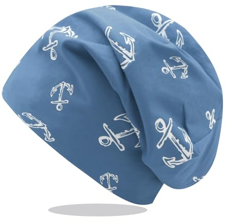 Glamexx24 Long Klassische Beanie Mütze: Herren Damen Fahrradmütze Wintermütze Unisex Baumwollmütze für Frühling, Sommer, Herbst und Winter