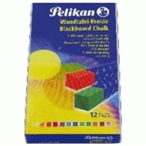 Pelikan Tafelkreide 745, farbig sortiert, 12 Stück