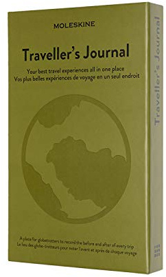 Moleskine - Reisejournal, Themen-Notizbuch - Hardcover-Notizbuch zur Organisation und Erinnerung an Ihre Reisen - Große Größe 13 x 21 cm - 400 Seiten.