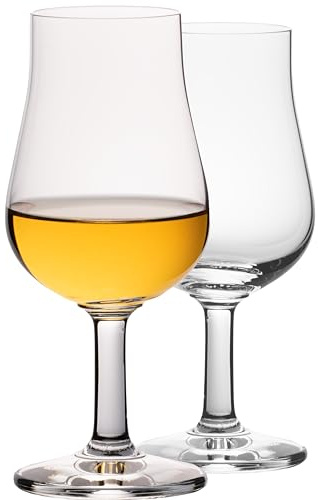 IMPERIAL Nosing Glas 2er Set – Tastingglas für Whisky & Brandy – 120ml Crystalline Glas Whiskeyglas Spülmaschinenfest
