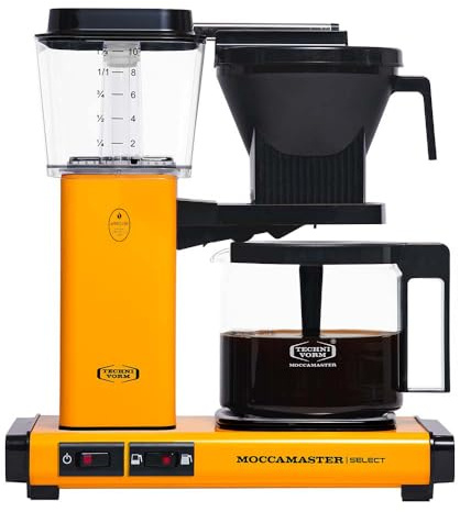 Moccamaster KBG Select, Kaffeemaschinen, Filterkaffeemaschine, Yellow Pepper, 1.25 Liter