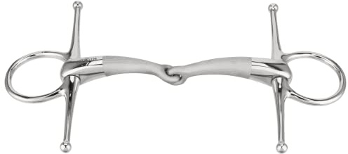 Sprenger SATINOX Schenkeltrense 14 mm einfach gebrochen - Edelstahl rostfrei, 125 mm Weite