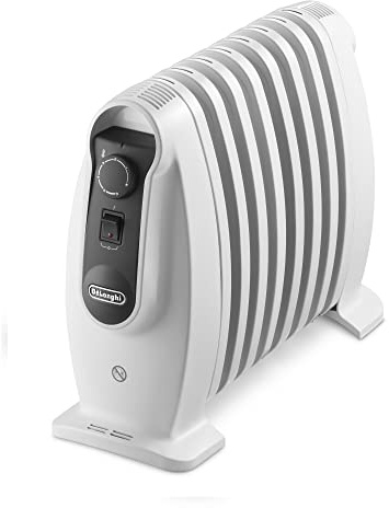 De'Longhi Radiator TRNS0808M – Kompakt mit stufenloser Temperaturregelung, 800 W Heizleistung und Frostschutzfunktion