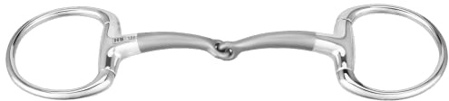 Sprenger SATINOX Olivenkopftrense 14 mm einfach gebrochen - Edelstahl rostfrei, 135 mm Weite