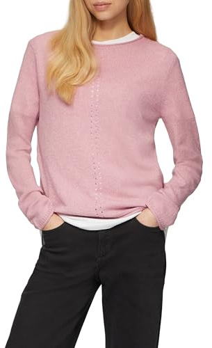 QS Damen 2158408 Strickpullover mit Stehkragen und Rollkanten (1er Pack)