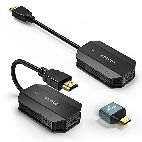 EDUP® Wireless HDMI Transmitter und Receiver, 1080P HD Sat Extender
