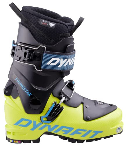Dynafit Kids Youngstar Boot Grün-Schwarz - Intuitiver Leichter Kinder Tourenskischuh, Größe MP 26.5-UK 7.5-EU 41 1/3-US