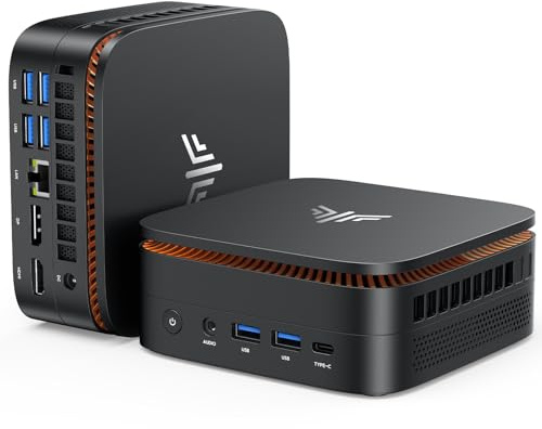 NiPoGi Pinova P1 Mini PC AΜD Ryzen 4300U W11 Pro 16GB DDR4 RAM+1TB SSD (4C/4T, 3,7GHz,Besser als 3200U/N97/N150/N95) 4K Triple Display/WiFi 5/BT 4.2/LAN Mini Computer Büro/Bildung/Multimedia
