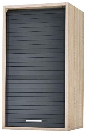 Simmob COOK074CNN Küchenschrank, Breite 40 cm, Holz, Schwarz, 40 x 72 cm
