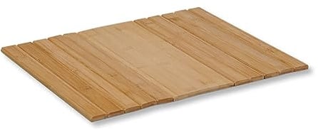 KESPER - Sofa-Tablett, Material: FSC-zertifizierter Bambus – Armlehnen-Ablage, wasserabweisend, faltbar, Maße: 42 x 34 x 0,7 cm, Farbe: Braun - 58823