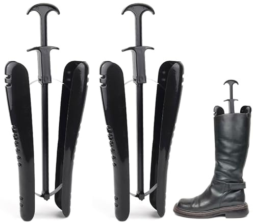 NYGGTYK 1 Paar Geformte Stiefelspanner, Stiefelspanner, Stiefelfederstützen, Verstellbare Schuhspanner Für Mittelhohe Stiefel, Schneestiefel Und Lederstiefel